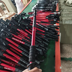 Telescopic four-section aluminum alloy elderly crutches shock-absorbing ultra-light straight handle curved handle trekking stick outdoor hiking walking stick