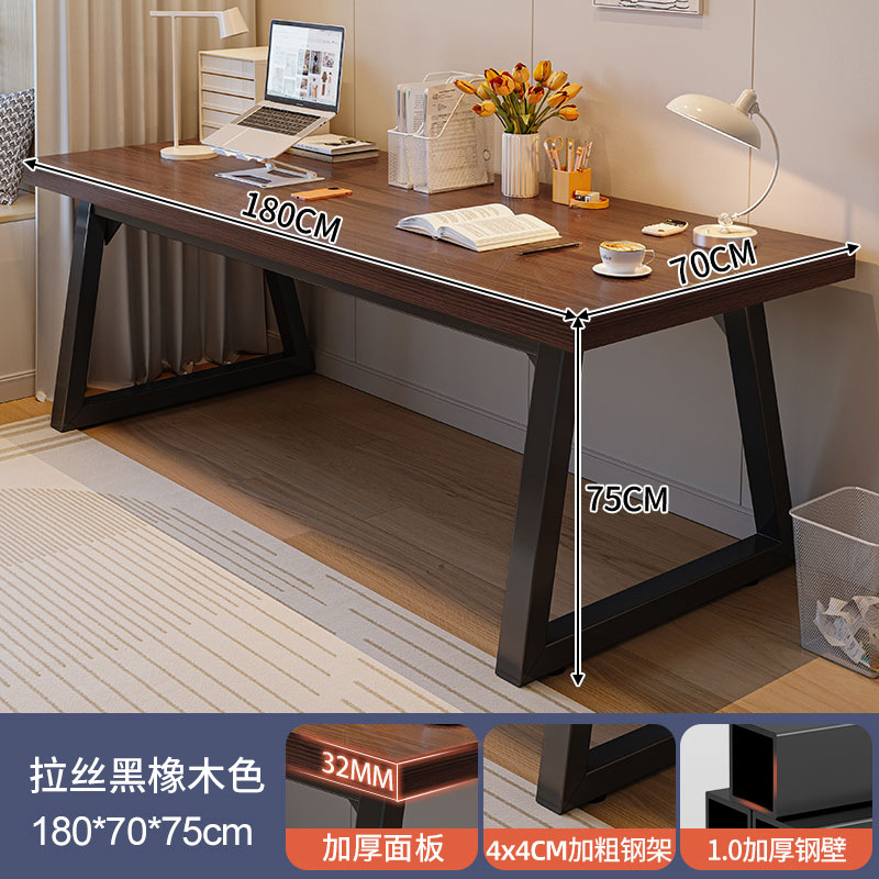 Mesa de comedor doméstica pequeña mesa de alquiler simple sala de estar mesa de comedor rectangular 4 - 6 mesas y sillas combinación