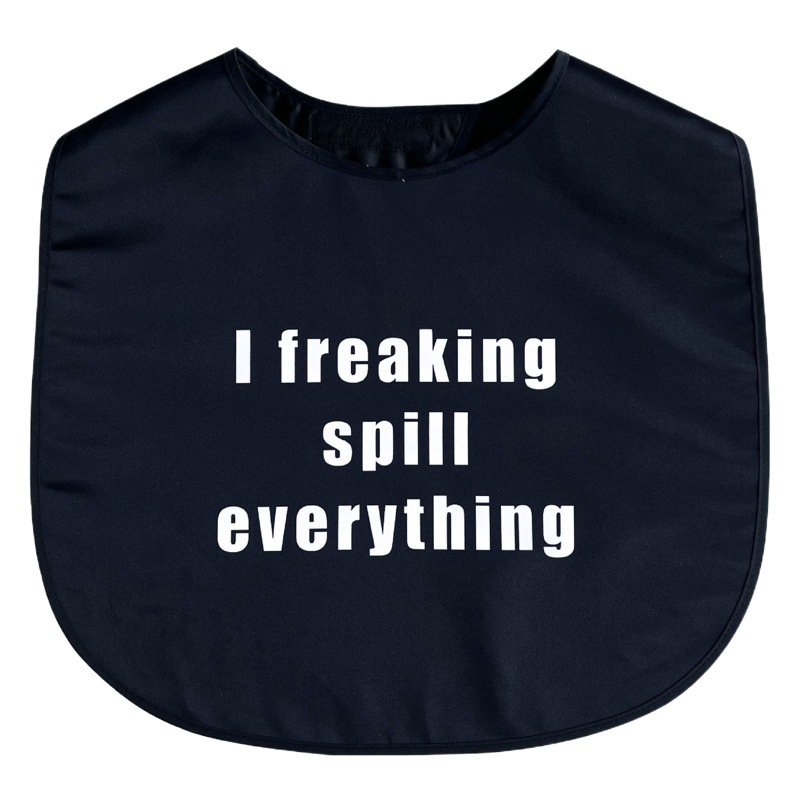 Amazon venta caliente suministro transfronterizo adulto especial babero adulto babero de arroz babero impermeable anti-fouling babero