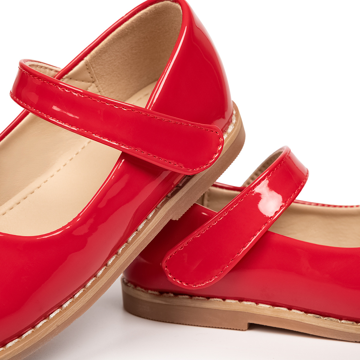 Girl's Elegant Solid Color Round Toe Flats display picture 5