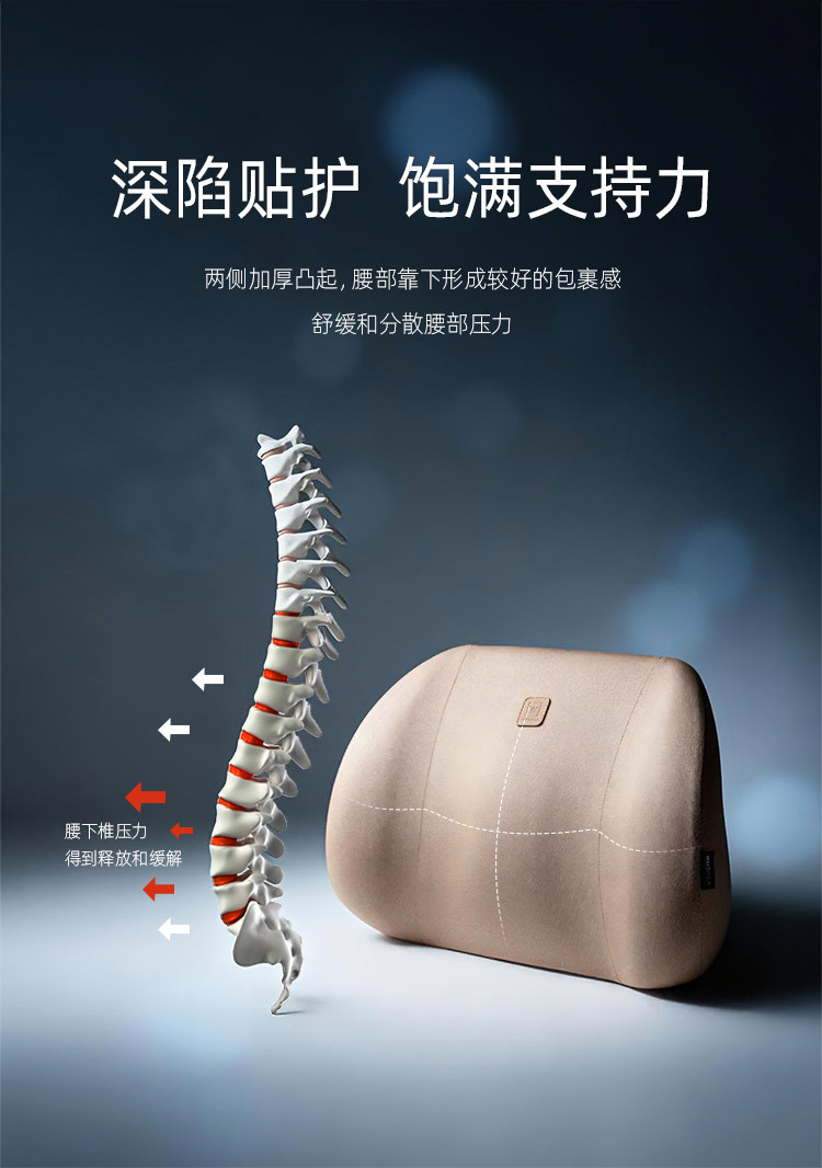Manufacturers a generation of car cushion memory cotton waist cushion waist cushion air cushion car seat waist pillow waist back