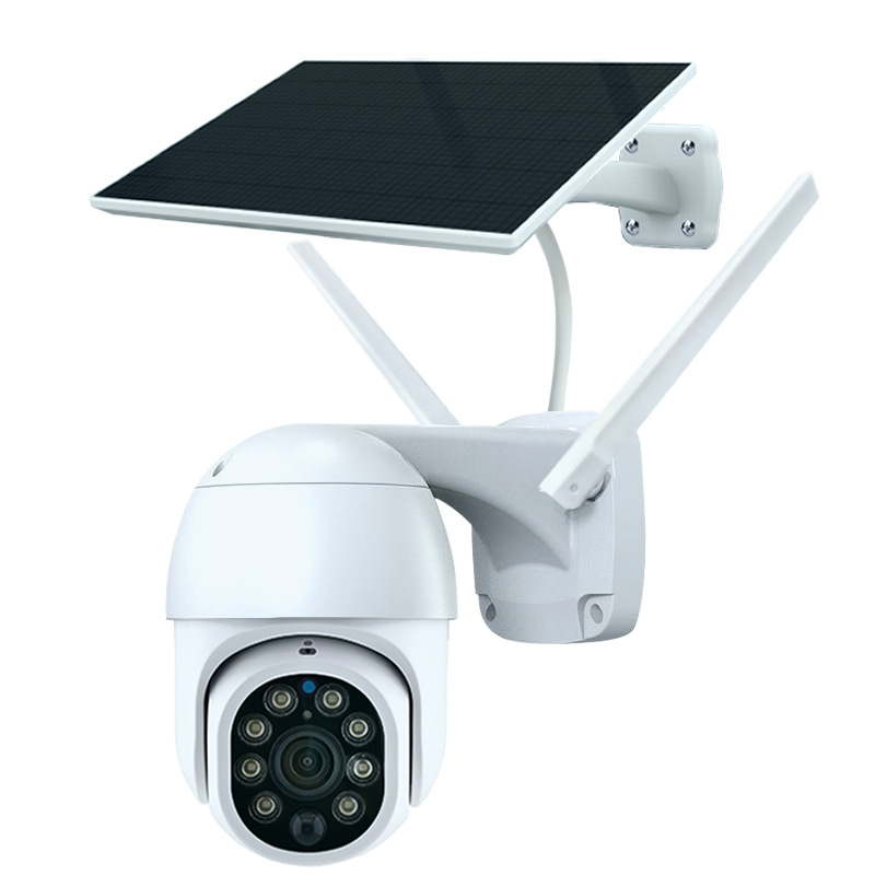 Solar 4G surveillance camera outdoor waterproof Starlight night vision graffiti smart 4G HD HD camera