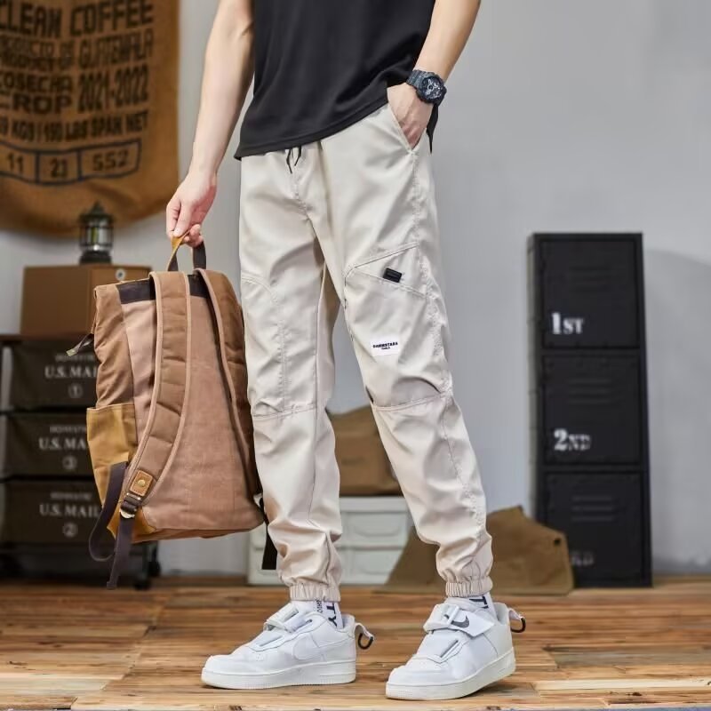 Men's Cargo Pants Spring and Autumn New Trendy Versatile Jogger Durable Loose Casual Brand Sports Pants