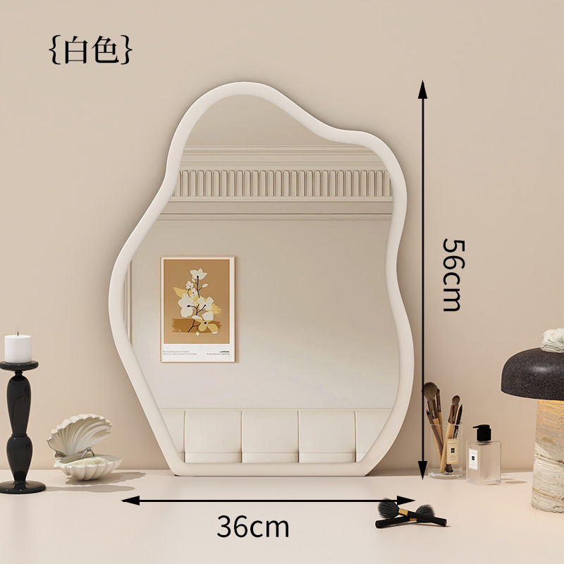 Espejo decorativo retro espejo de maquillaje medieval espejo de vestir espejo de vestir sala de estar se puede colgar en la pared espejo de escritorio espejo de vestir espejo