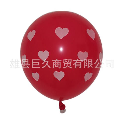 12-inch love balloon 2.8g thickened Chinese Valentine's Day proposal confession decoration decoration round latex balloon