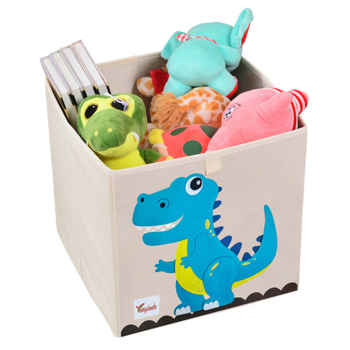 Cartoon children's toy storage box baby clothing storage box organizer box foldable fabric storage box toy box