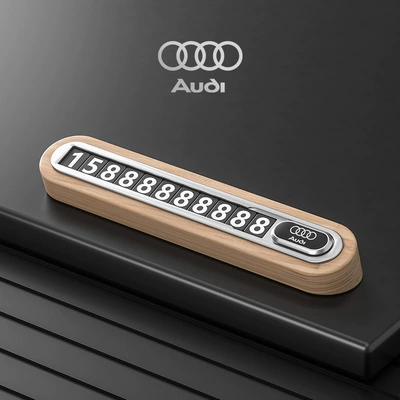 Nömrəli dayanma kartı hidden phone car interior moving - beech-silver-audi