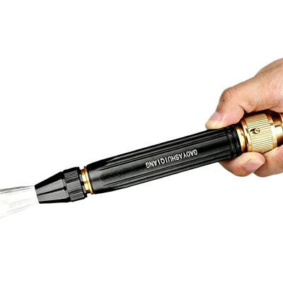 High pressure car wash water gun: black diamond direct spray nozzle for