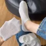 浅口隐形防滑透气船袜
