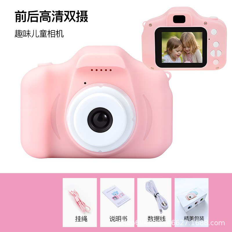 跨境新款kids cameras运动照相机数码卡通玩具迷你小单反儿童相机|undefined
