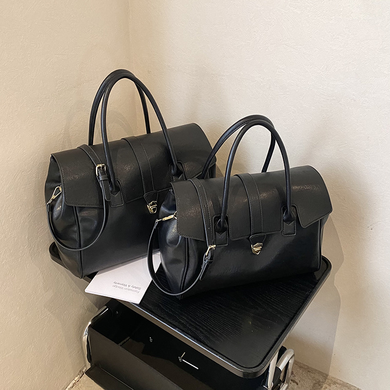 Bolsas de moda simple temperamento de cuero suave viaje de hombro mochila de gran capacidad transfronteriza bolsos de mano mujeres image 3