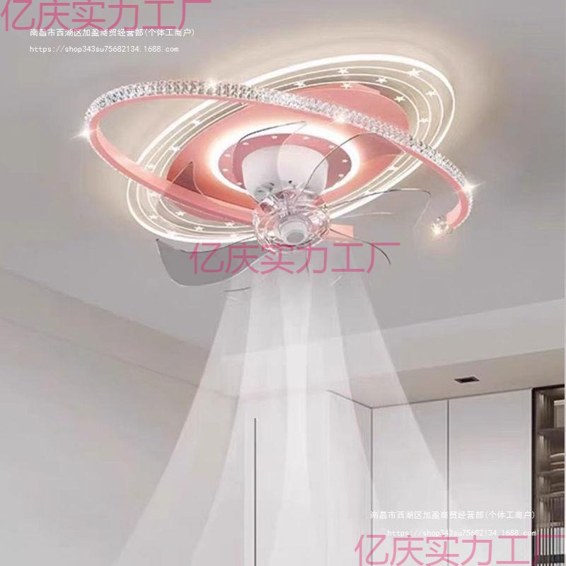 Ceiling lamp bedroom dining room ceiling fan lamp 02023 shaking head Guangdong Zhongshan 36 fan lamp mute new one d