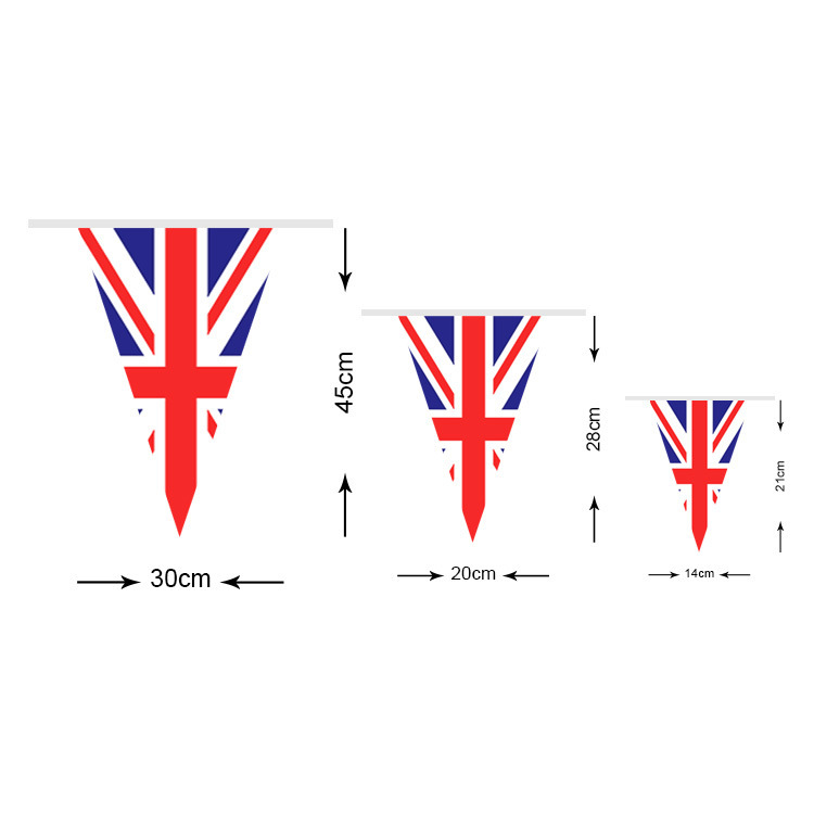 Bannières à suspendre pour la décoration de la maison, du jardin et de la terrasse, drapeau britannique et Union Jack, Coupe du Monde de l'Angleterre_voghion.com
