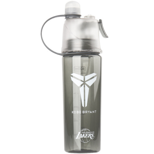Factory-wholesale basketball water bottles: gifts featuring Kyrie, Kobe, and Curry—portable spray mugs perfect for student military training.
