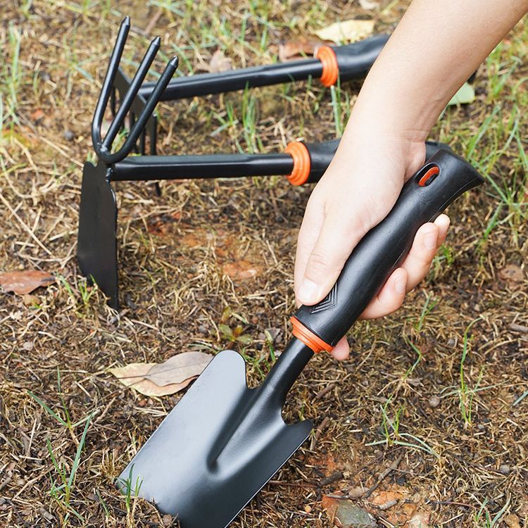 Kit de herramientas de captura de mar para niños excavar arena junto al mar, pala de arado y pala de hierro de doble propósito para jardín agrícola al aire libre