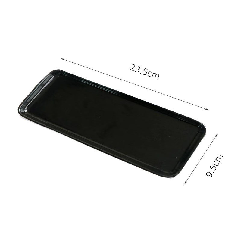 クリエイティブ日韓セラミック長方形トレイ歯ブラシトレイセラミック皿食器ホテル卸売りセラミック歯ブラシホルダー|undefined