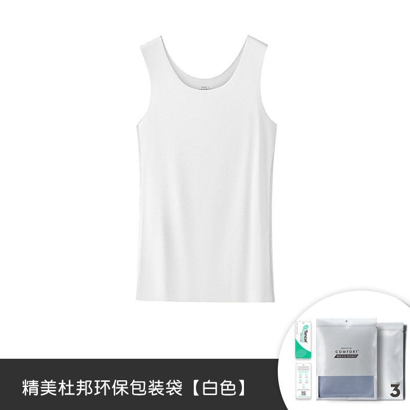 Nueva camiseta sin mangas de punto de cuello redondo con base modal de 60 piezas de doble cara para mujer, chaleco sin costuras de color sólido transfronterizo