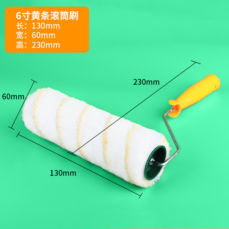 Roller cepillo de pintura de látex Roller cepillo de pintura 4 pulgadas 6 pulgadas 8 pulgadas 9 pulgadas 10 pulgadas 12 pulgadas cepillo de pintura de pared