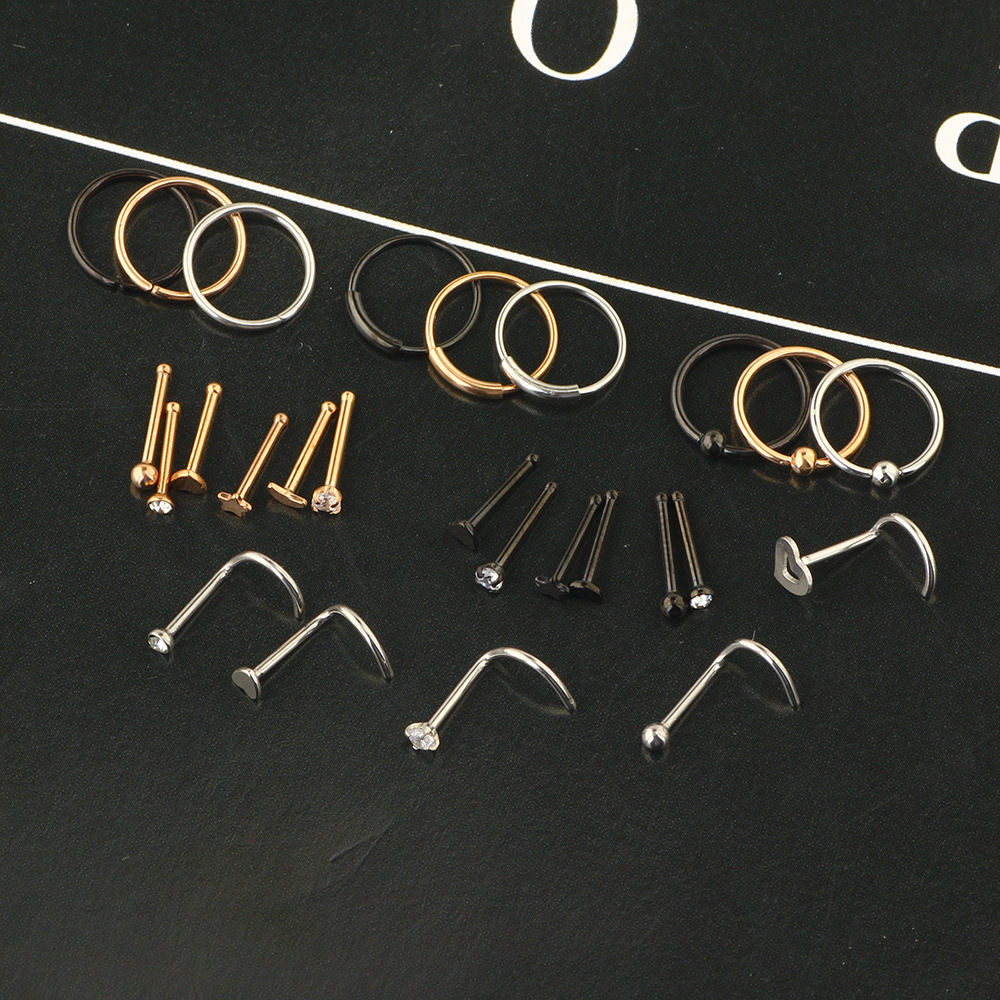 Labret piercing jewelry detail image
