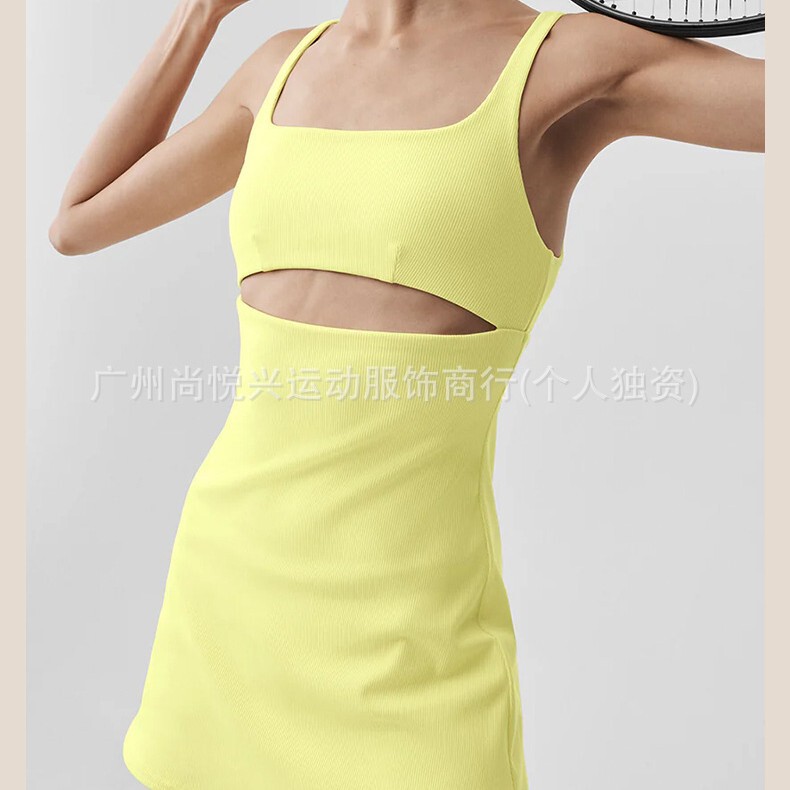 Cross-Border Al0 Correct Version with Chest Pads, Fine Striped Dress, Yoga Wear, Quick-Dry Running Sports Training Fitness Wear Cross-Border Al0 Correct Version with Chest Pads, Fine Striped Dress, Yoga Wear, Quick-Dry Running Sports Training Fitness Wear