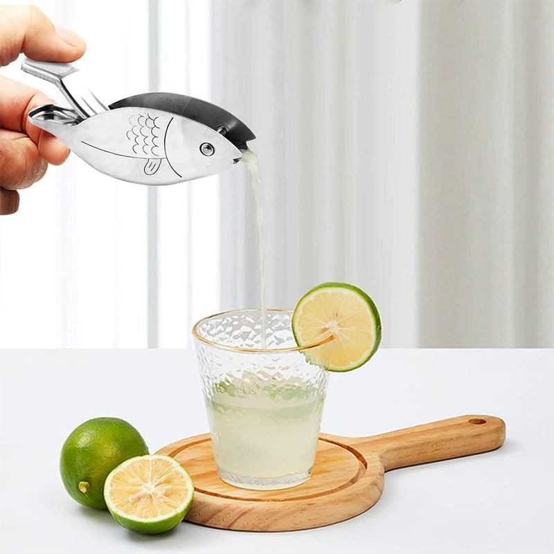 Stainless steel lemon juicer, hand-pressed fruit juicer, multi-function squeezer, bartending equipment, baking equipment