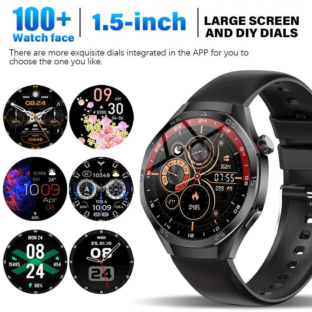 Montre connectée gt5 pro avec cardiofréquencemètre et bluetooth_voghion.com