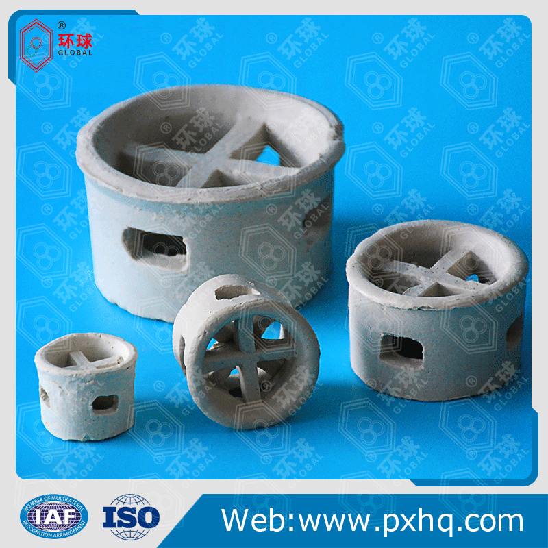 陶瓷阶梯环 陶瓷散堆填料 厂家生产各种规格阶梯环填料