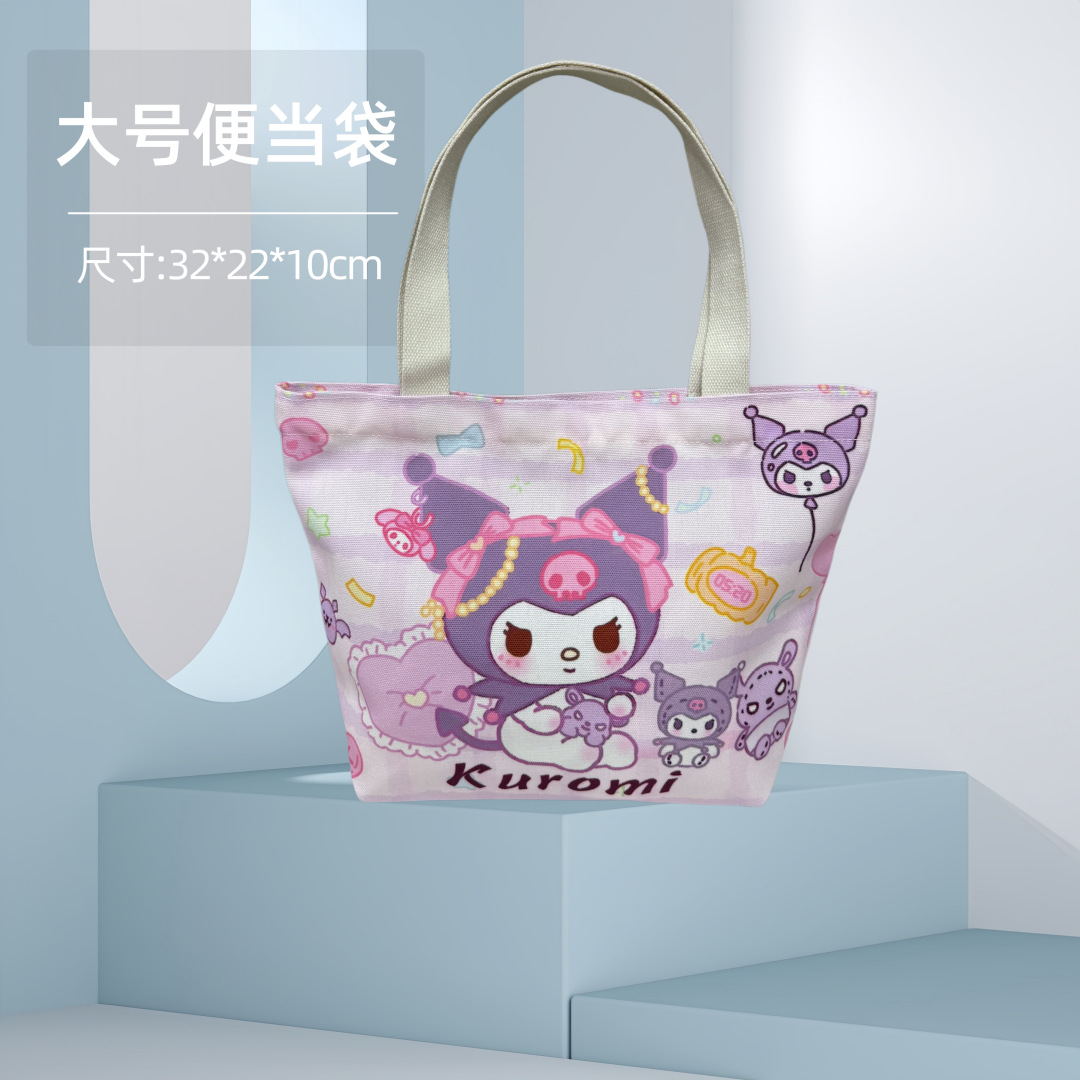 Bolsa Bento Sanrio lona almuerzo dibujos animados