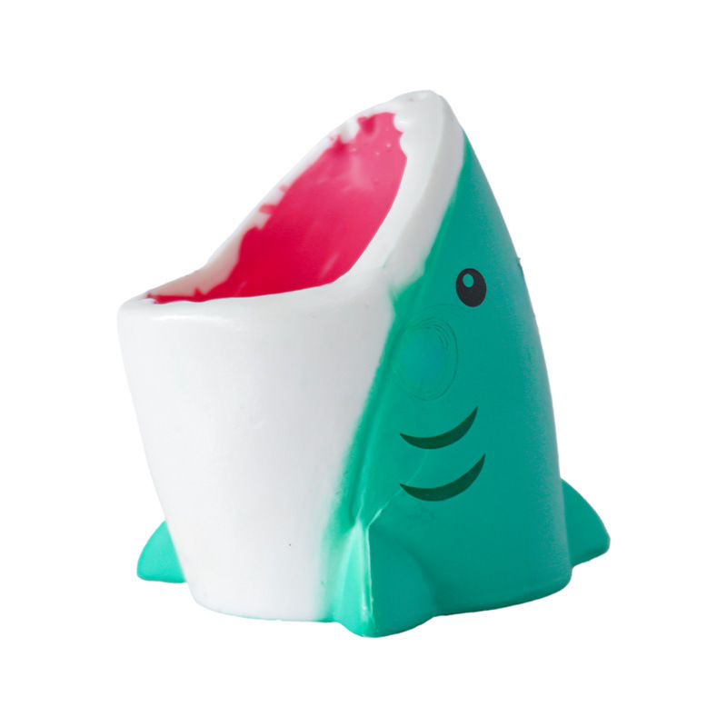 Explosiva tanque de peces del océano de verano boca de tiburón morena mesa de concha computadora escritorio hogar inserción de bolígrafo paisaje nuevo caliente