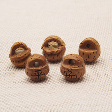 厂家供应 龙纹桃核桃篮篮子桃筐花边雕刻宝宝手链