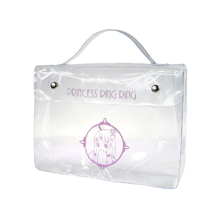 工厂供应塑料包装袋 PVC手提袋 透明印花PVC礼品塑料袋手拎便携