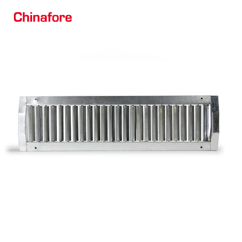 供应不锈钢双层百叶风口中央空调出风口条形通风口格栅排送风口