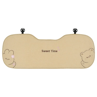 Car Seat Cushion, Waist support - lambskin-cushion-bear-back-seat