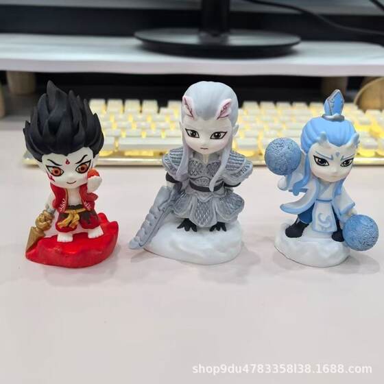 Explosions New Devil Child Descend to the World Nezha Series Aromatherapy Gypsum Doll diy Coloring Hand-made Shop Stall