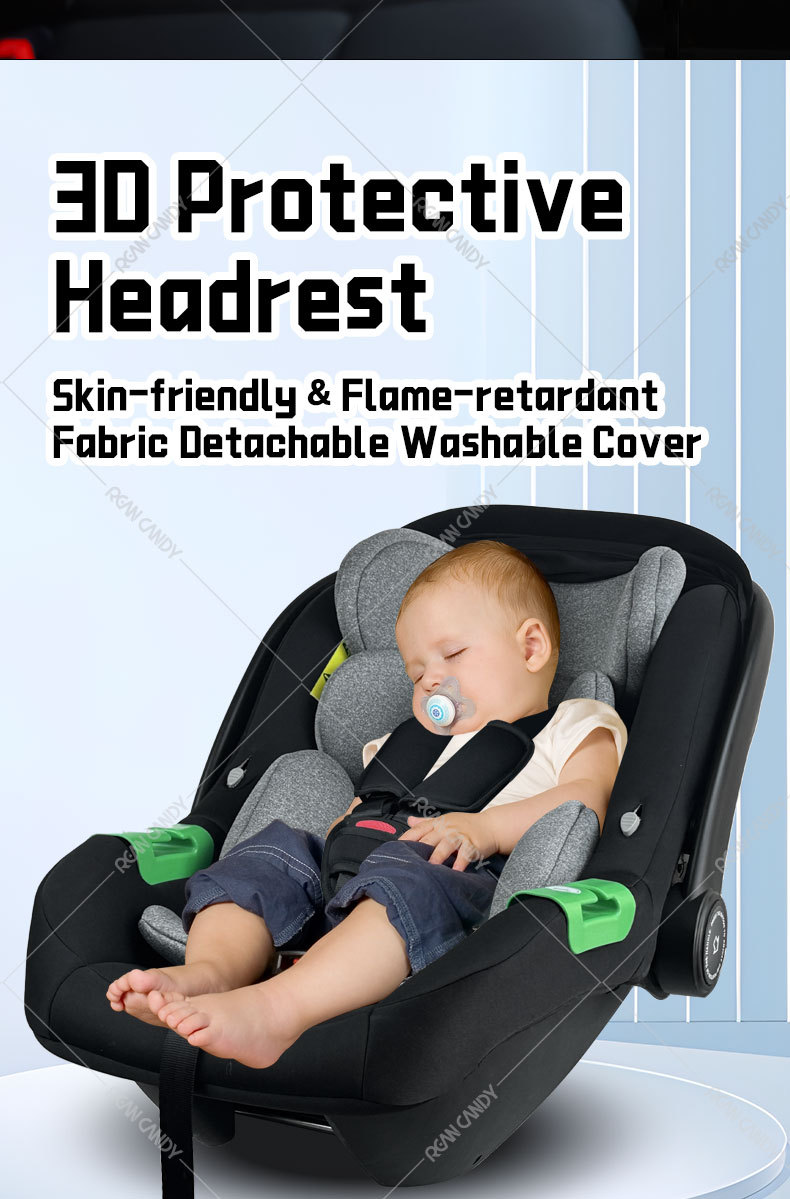 Baby Carrier I-Size Certified Kids Safety Seat Car Newborn Baby Sleeping Basket Car Portable