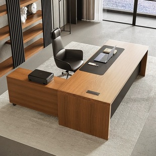 Scandinavian Solid Wood Desk Boss Desk Simple and Modern General Manager Desk Executive Desk Office Computer Desk