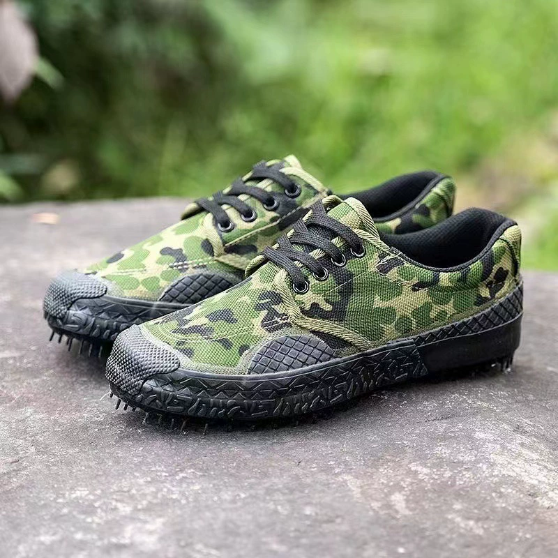 Оригинальные товары 3571 Обувь Jiefang Мужская обувь на резиновой подошве для строительных объектов Желтые кроссовки Тренировочная обувь Парусиновая дышащая обувь для охраны труда