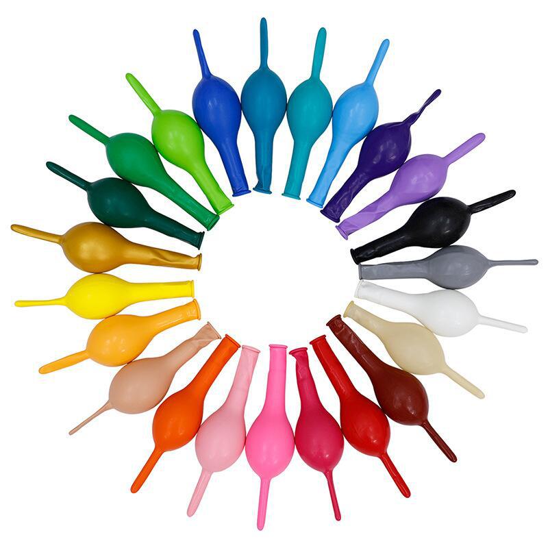 Bulk 6-inch Tailed Balloons for Wedding and Party Decorations, Heavy-Duty Tailed Balloons with Needle Tails