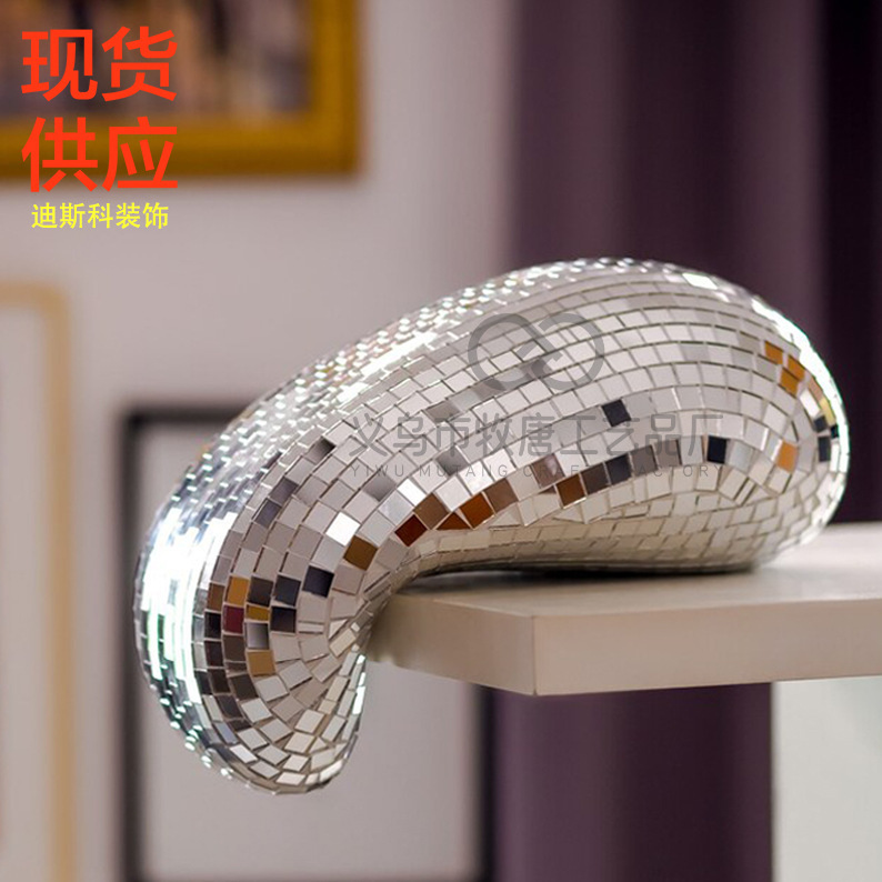 Cross-Border 2025 Christmas New Product Melted Disco Ball Decoration Unique Design Retro Home Decoration