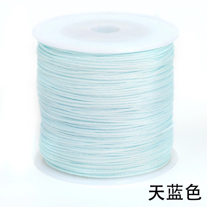 工場直販 No.72 翡翠ライン 0.8mm DIY 手織りロープ 転送ビーズ リングライン ブレスレット ビーズロープ|undefined
