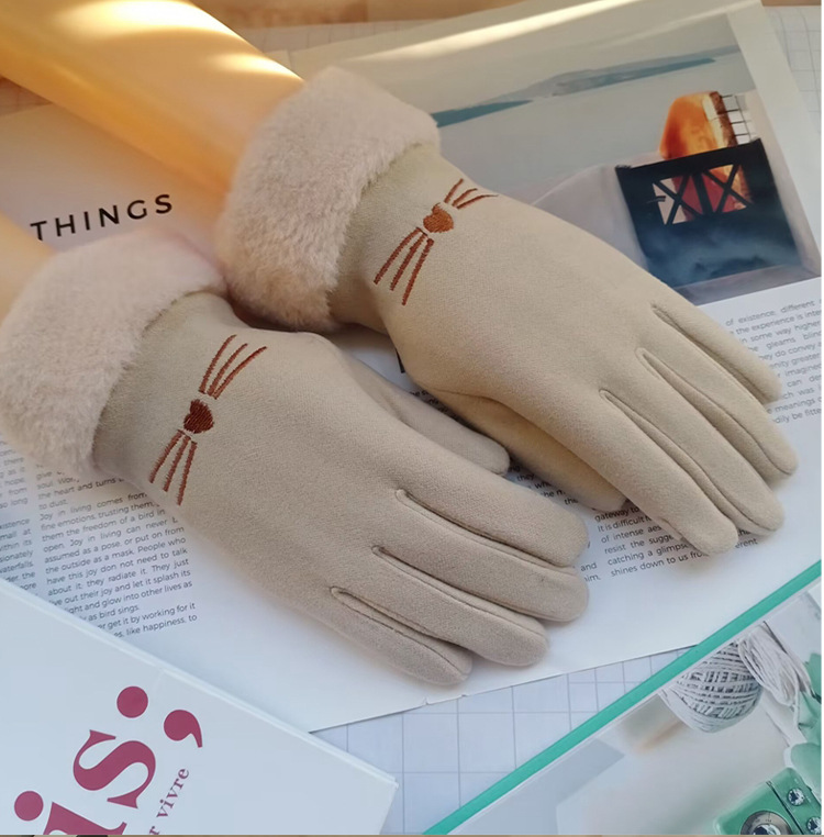 드벨벳 고양이털 입-암컷 베이지