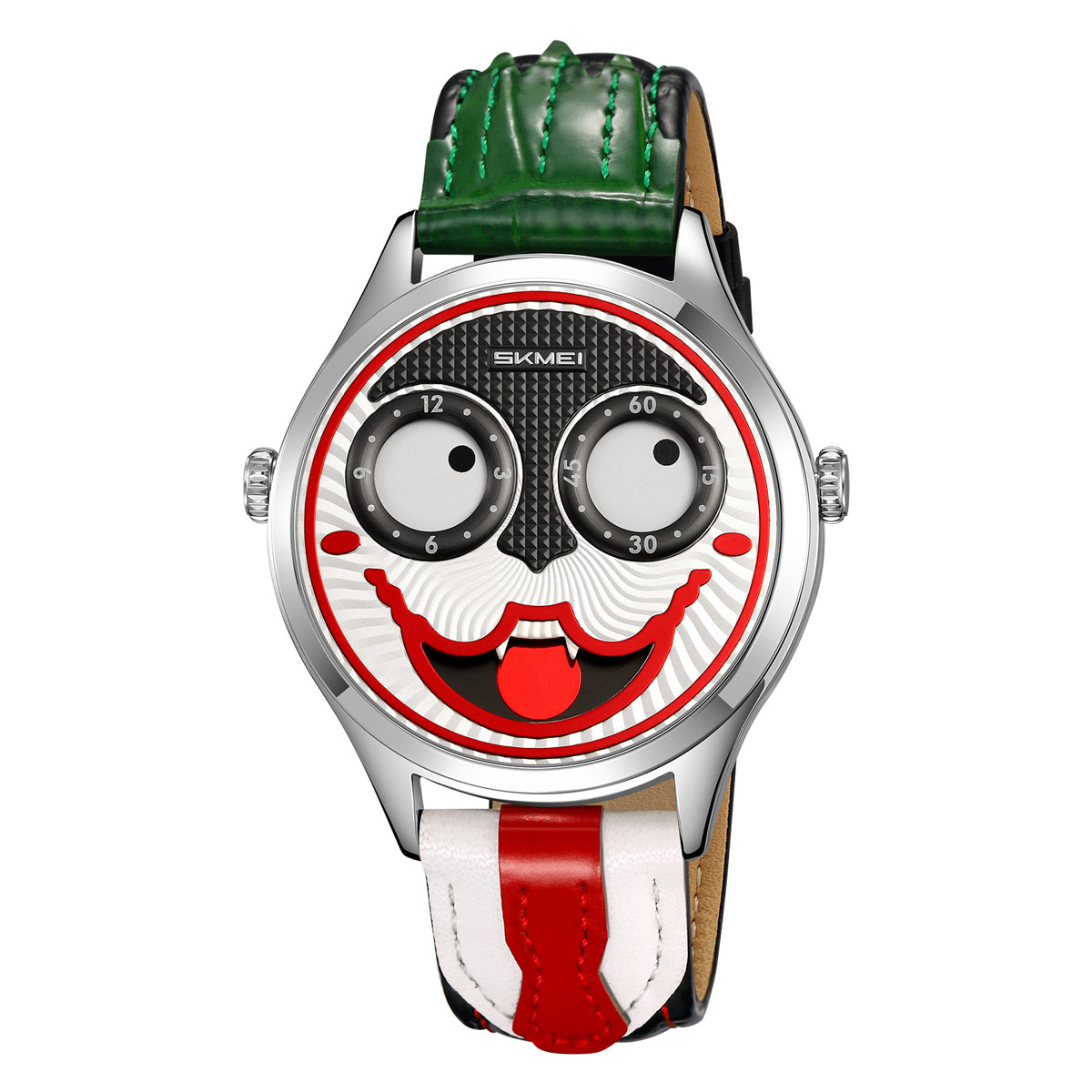 Momento clown reloj de cuarzo hombre creativo personalidad reloj de pulsera fuente de fábrica de relojes de hombre transfronterizos al por mayor