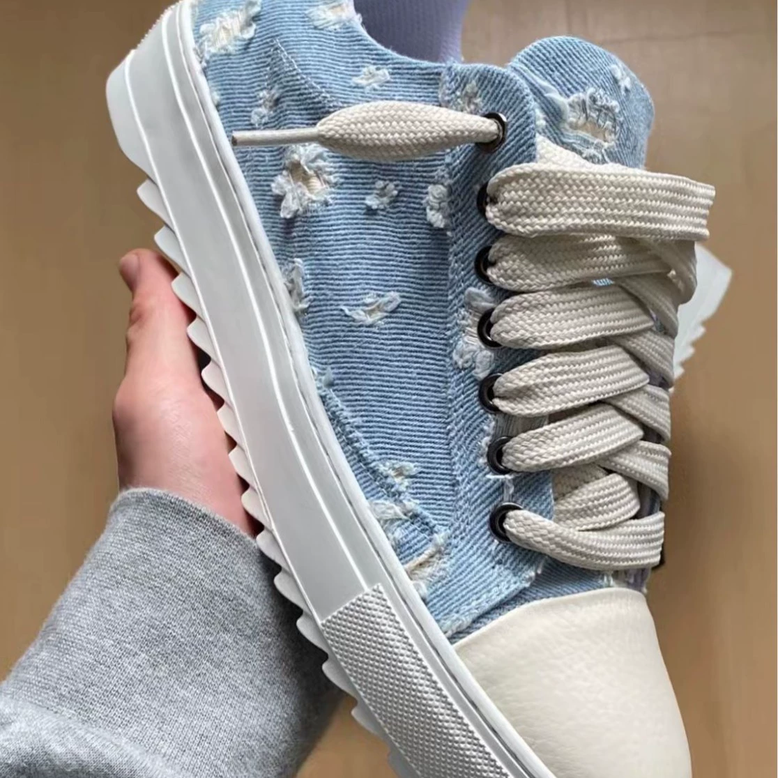 In stock Numeris shoes women's shoes versatile thick-soled casual canvas shoes fashion trend sports shoes