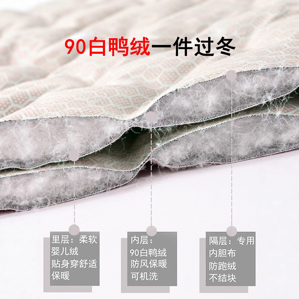 内穿羽绒裤女冬季2024新款加绒加厚轻薄抗寒保暖白鸭绒内胆保暖裤