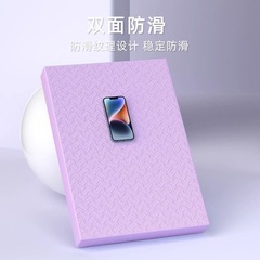 バランスパッドの柔らかい踏み板は膝を支えます。