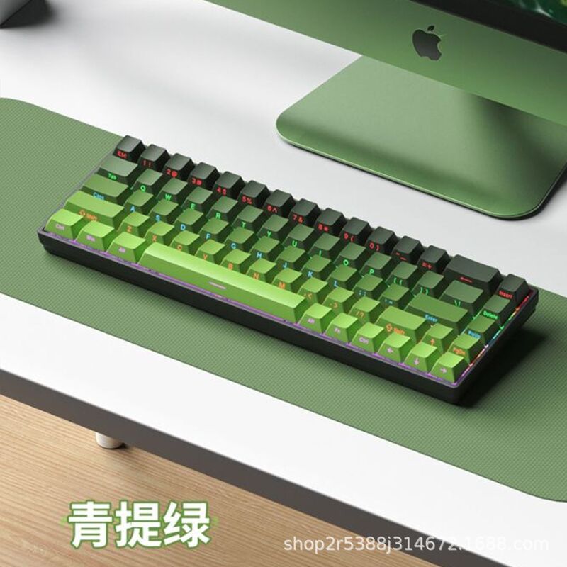 実体工場在庫卸売 61/68キー バックライト付き 有線 メカニカルキーボード 青軸/赤軸 跨境 Amazon|undefined
