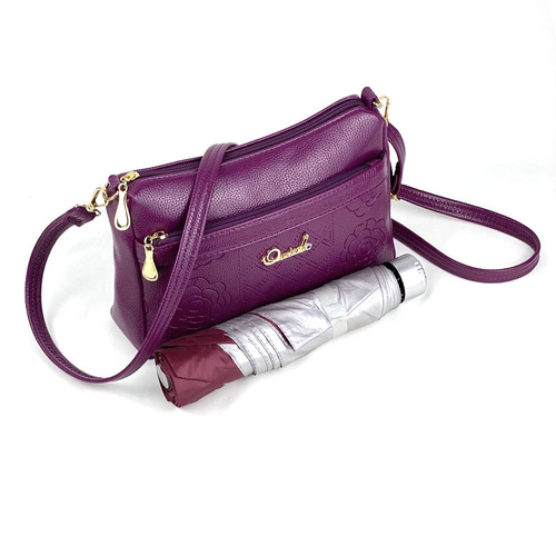 Qian Zi Fox shoulder bag for ladies, middle-aged bags, fashionable handbags, dual-purpose mobile phone bags for the elderly, Pinduoduo generation delivery