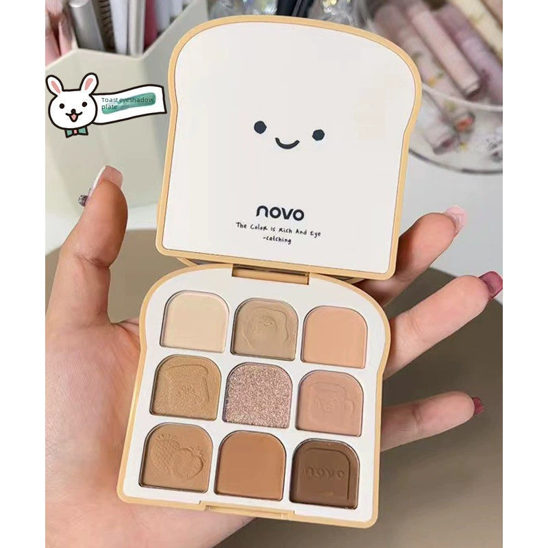 Novo Qingci Мягкий тост Eye Shadow Fun Series Multimony blush INS Nine - цветная палитра теней