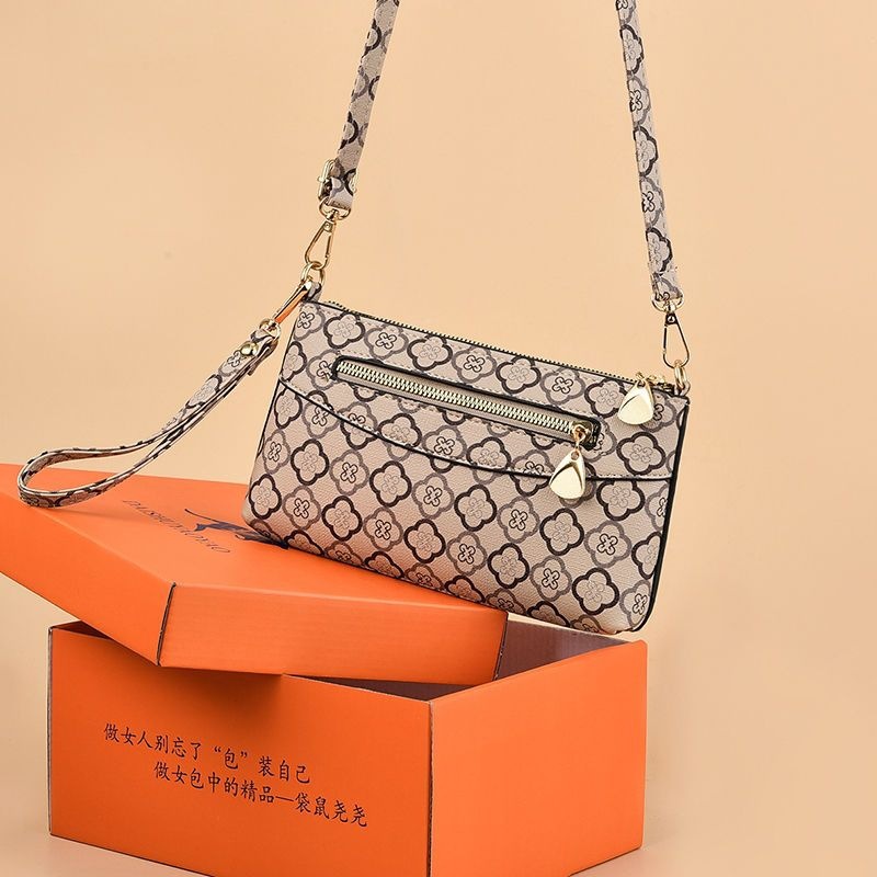 Genuine leather women's bag 2026 new model, small bag for middle-aged women, suitable for grocery shopping, phone and coin purse, handbag, shoulder and crossbody bag for women