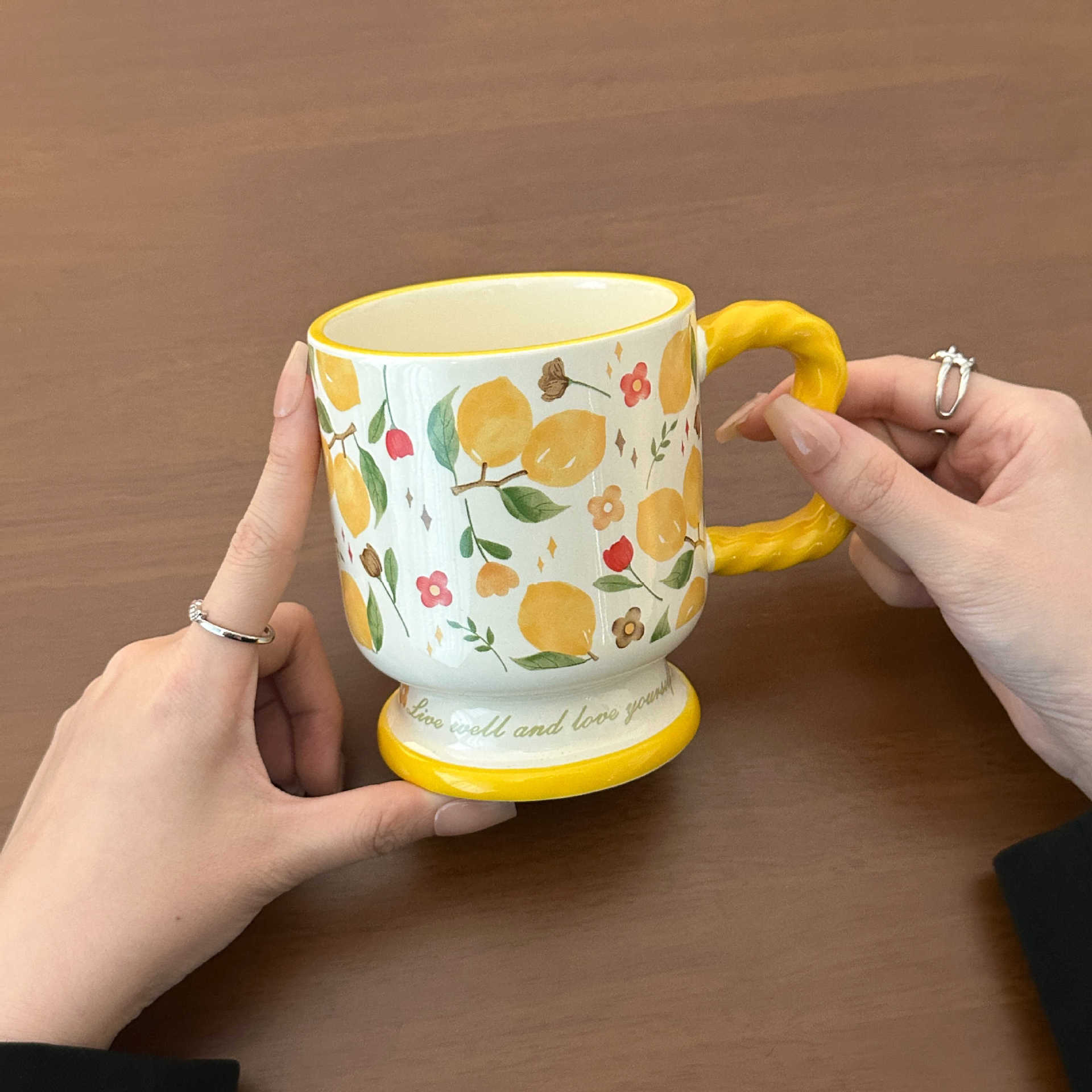 Regalos de cumpleaños de alta calidad para chicas, tazas de cerámica, tazas de café de desayuno de oficina prácticas